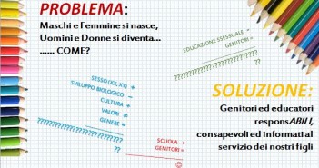 Ven 16/01 ore 19 Maschi e femmine si nasce Uomini e donne si diventa