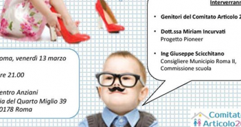 Ven 13/03 ore 21 Maschi e femmine si nasce Uomini e donne si diventa