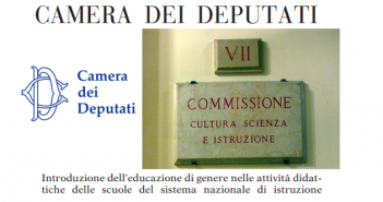 Proposte di legge sull’educazione di genere: alla Commissione Cultura della Camera il contributo di Articolo 26